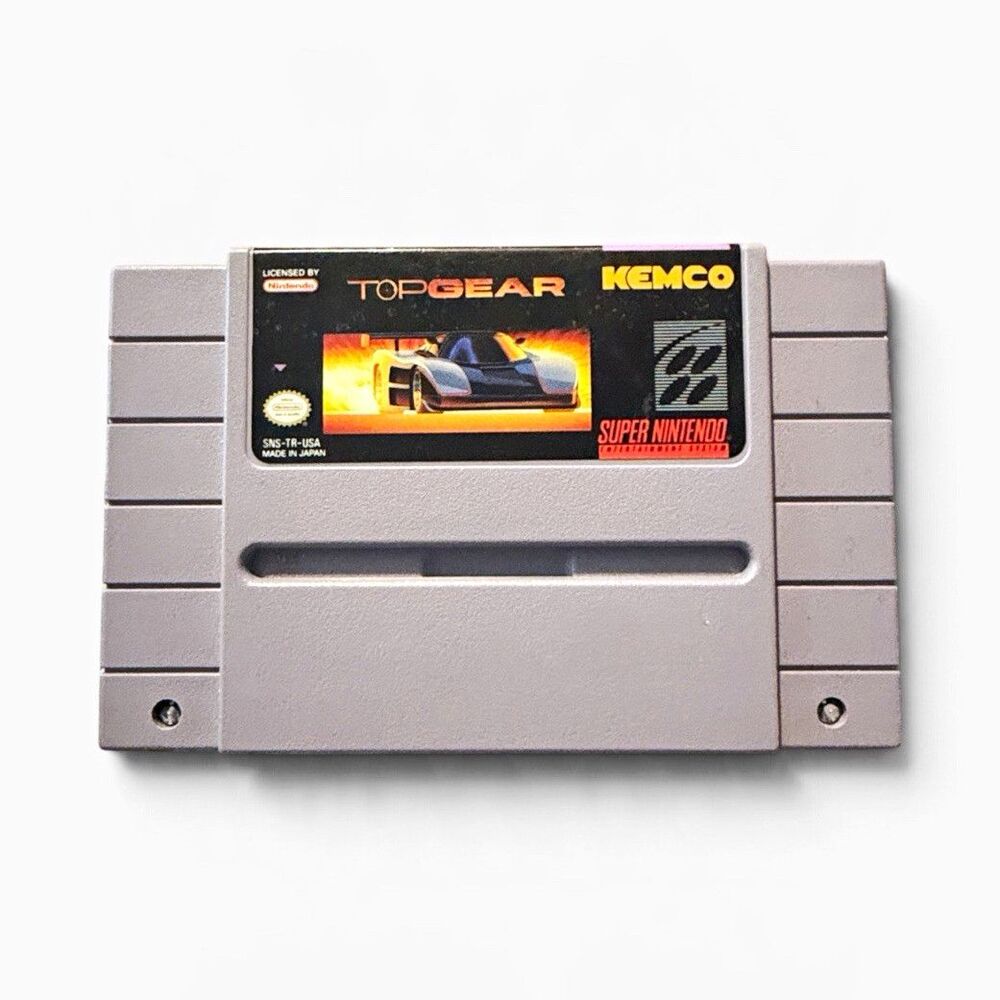 Kemco Top Gear Super Nintendo Game- Pre Owned/ Tested and Working